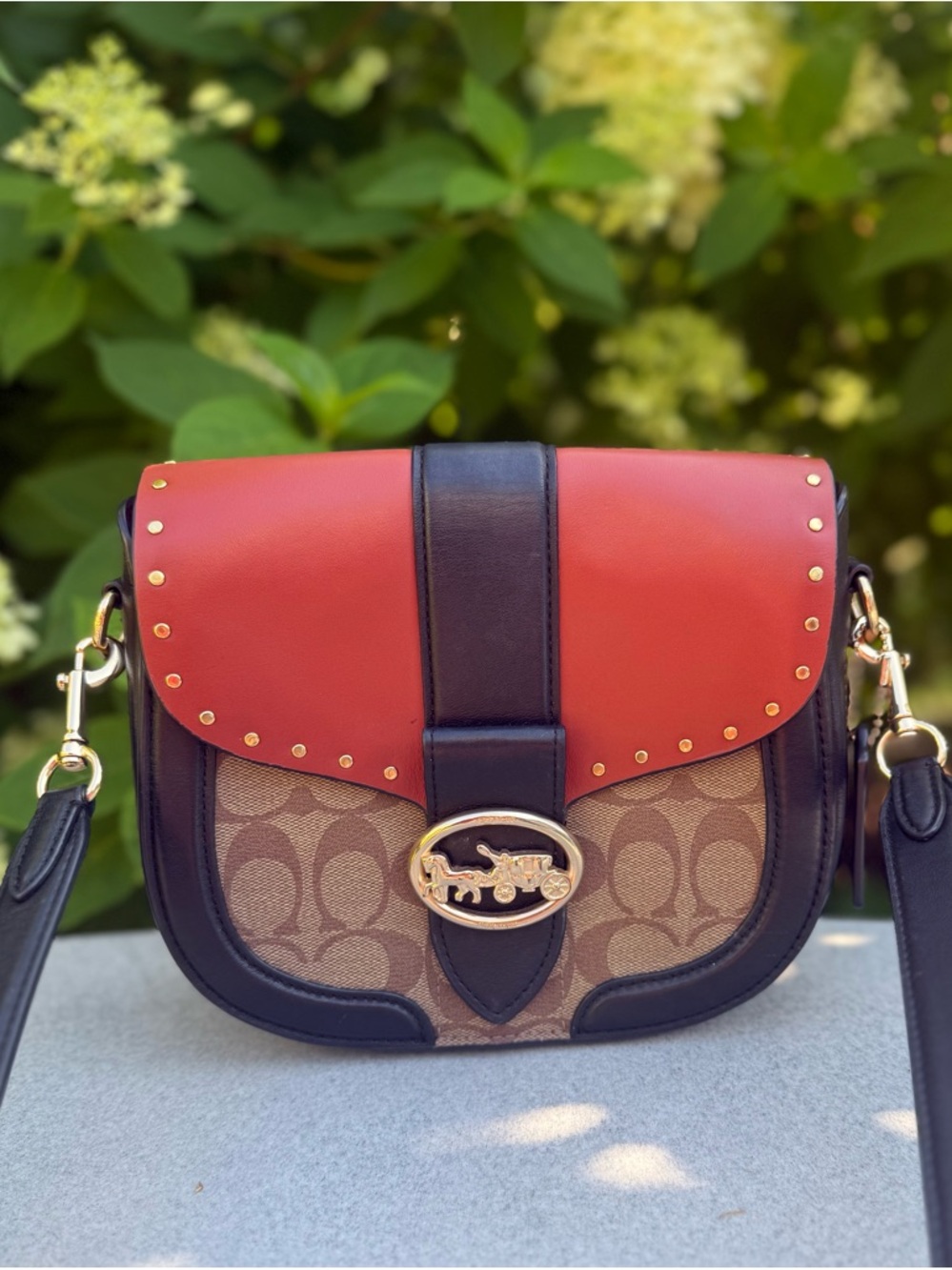 Coach Georgie Saddle Bag Style C3593